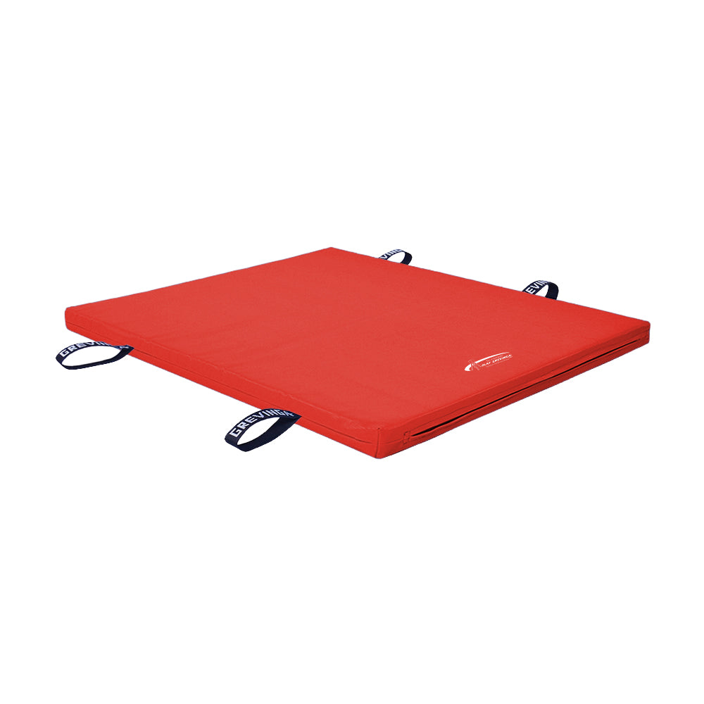 Matte RG120_100x100 cm Tragschlaufen_rot