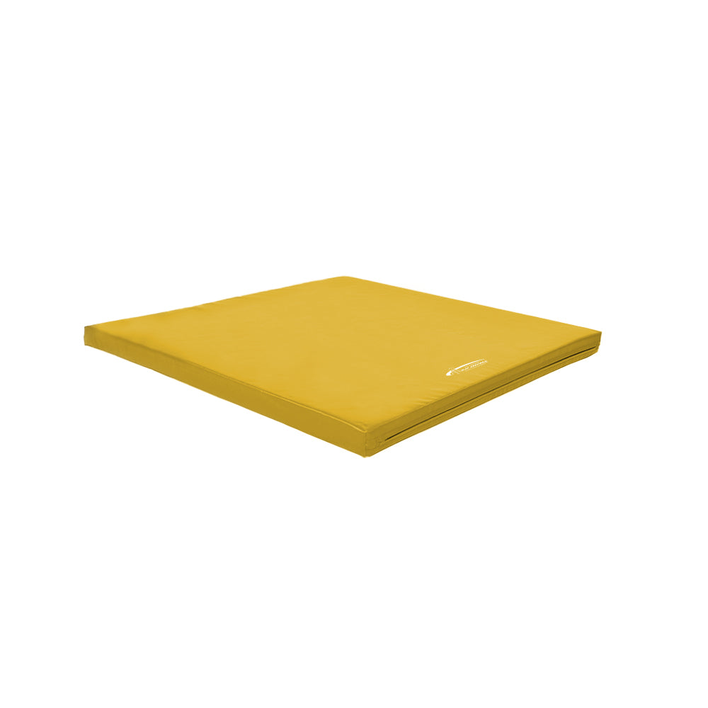 PVC-Planenstoff Matte 100x100 cm_gelb