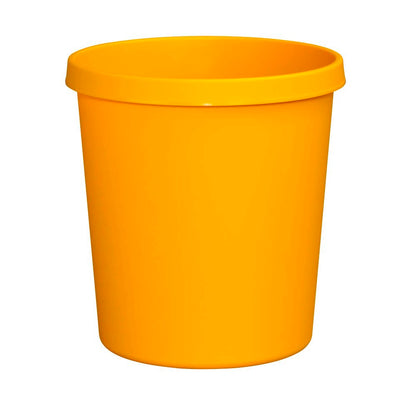 Papierkorb-Kunststoff-gelb