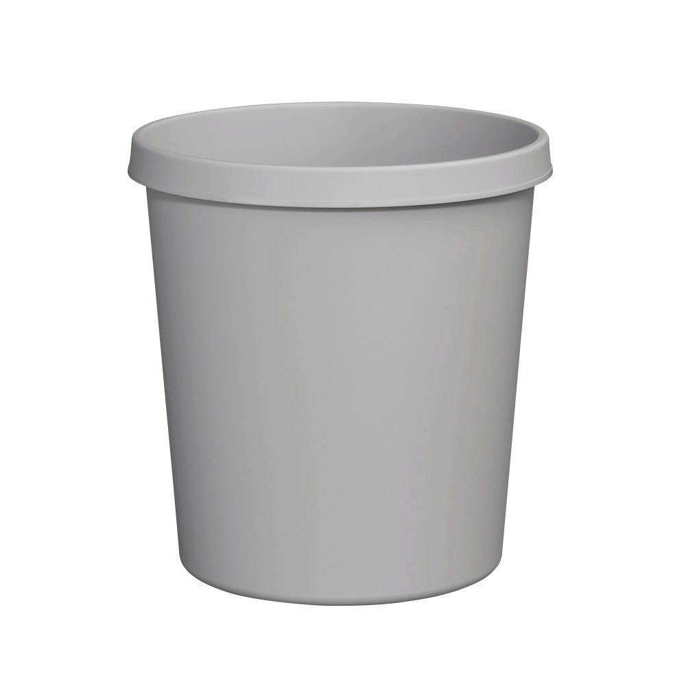 Papierkorb-Kunststoff-grau