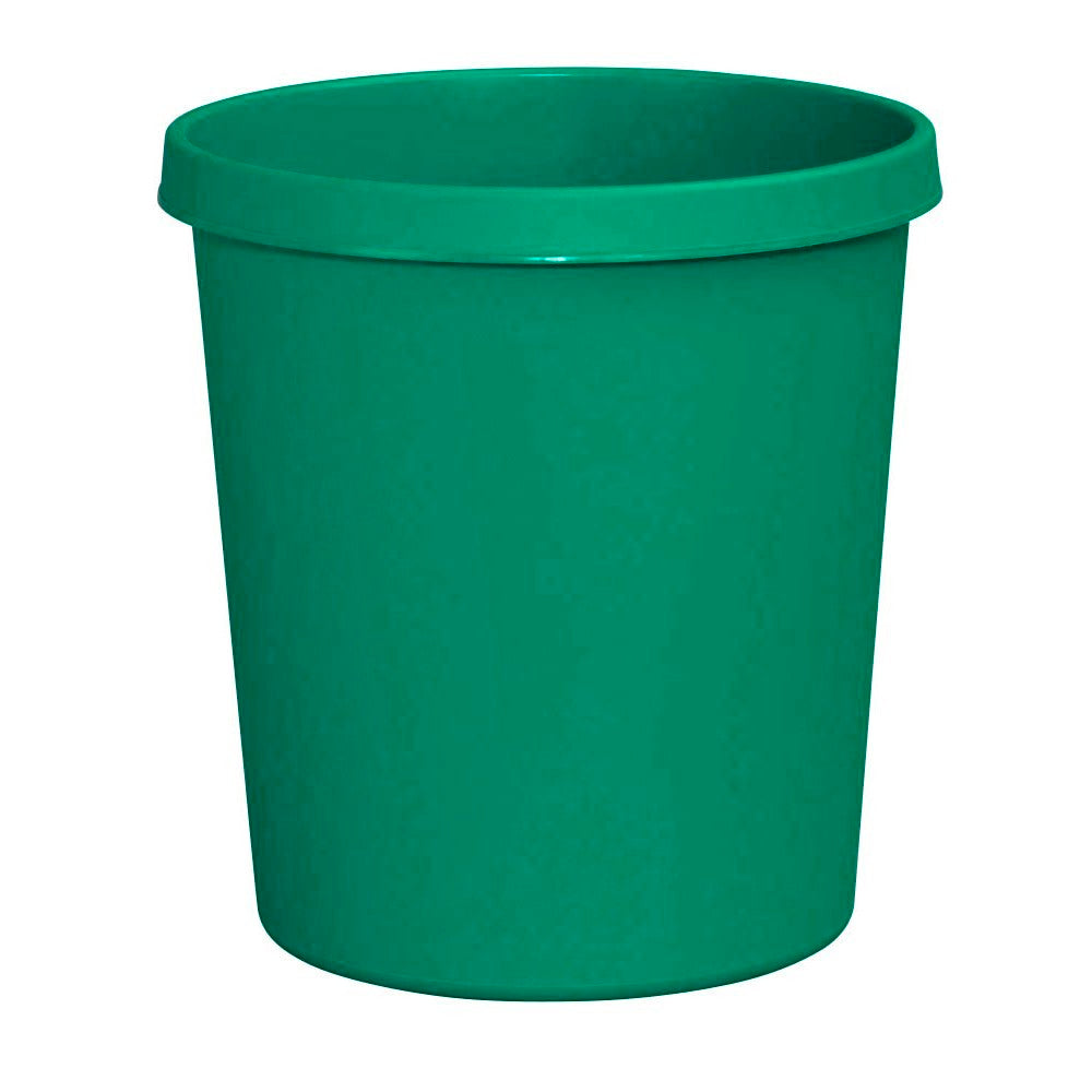 Papierkorb-Kunststoff-gruen