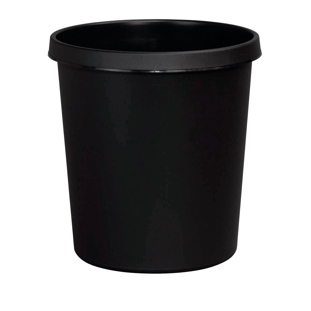 Papierkorb-Kunststoff-schwarz