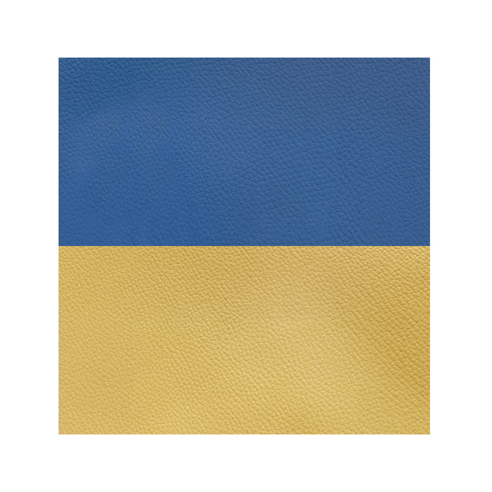 Roni-Kids Stoffmuster blau-gelb