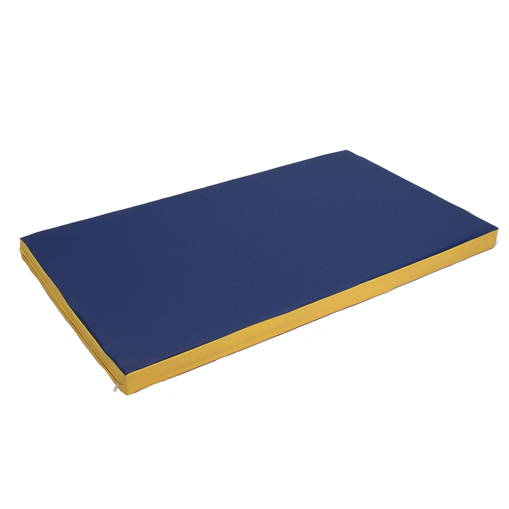 Spiel- und Turnmatte 140x100x8 blau-gelb_138335