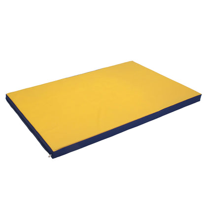 Spiel- und Turnmatte 140x100x8 gelb-blau_138335
