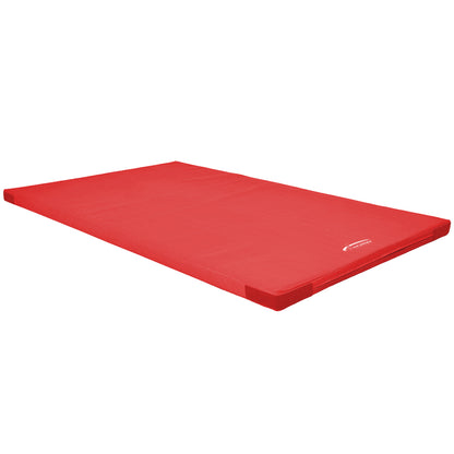 Sportmatte RG120_200x125 cm Klett-Flauschecken_rot