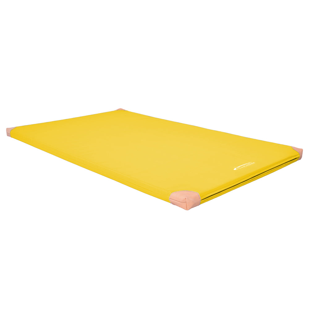 Sportmatte RG120_200x125 cm Lederecken_gelb