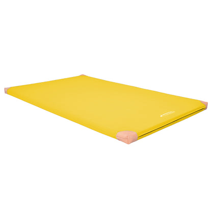 Sportmatte RG120_200x125 cm Lederecken_gelb