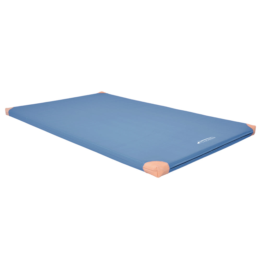 Sportmatte RG80 200x125 cm Lederecken_blau