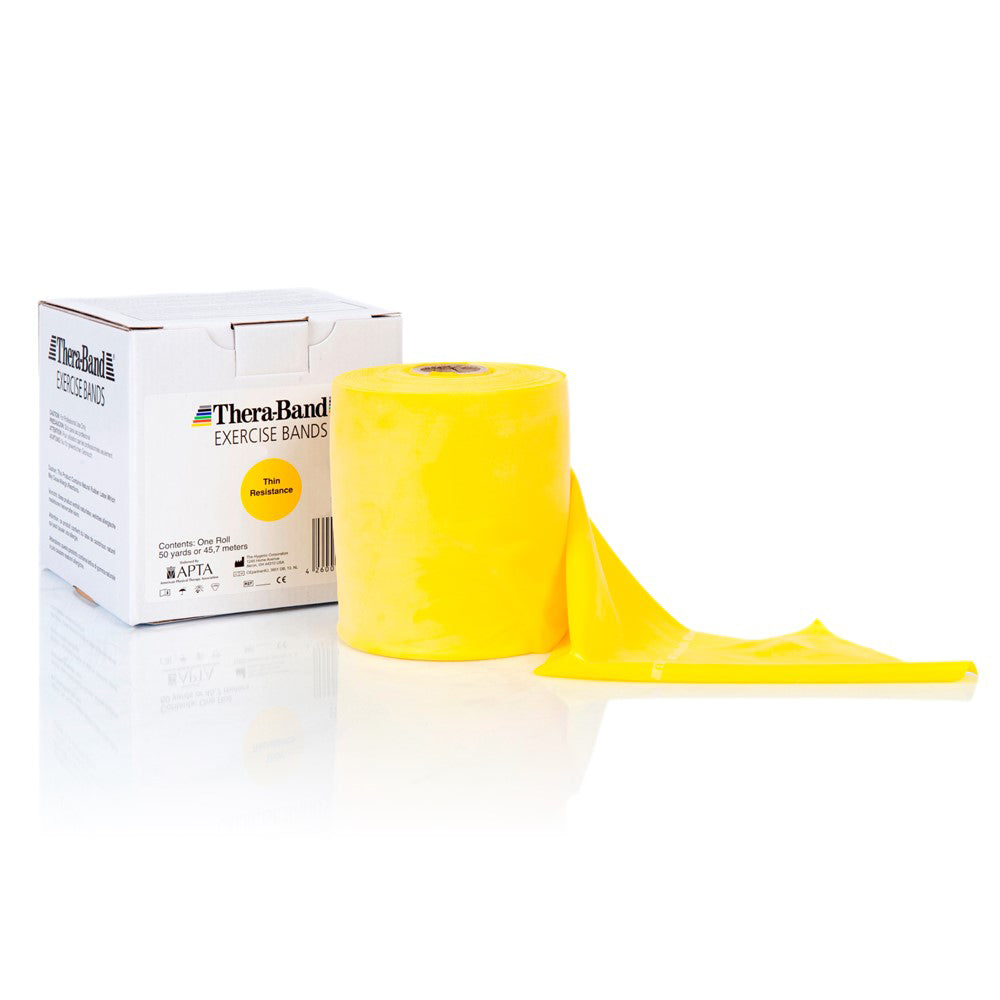 Theraband-45,5m-Rolle-gelb