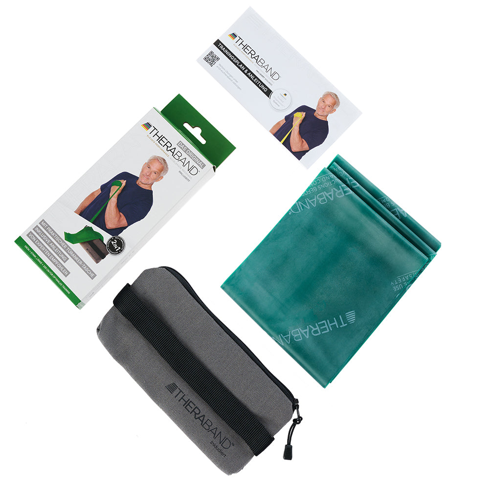 THERABAND 2,5 m Rolle mit Reißverschlusstasche