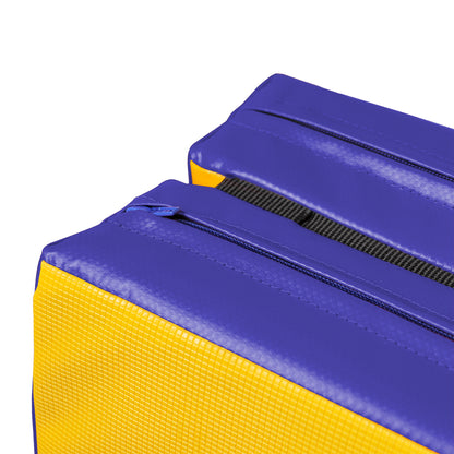 Turn- und Spielmatte klappbar zweifarbig RG22 Detail_gelb-blau