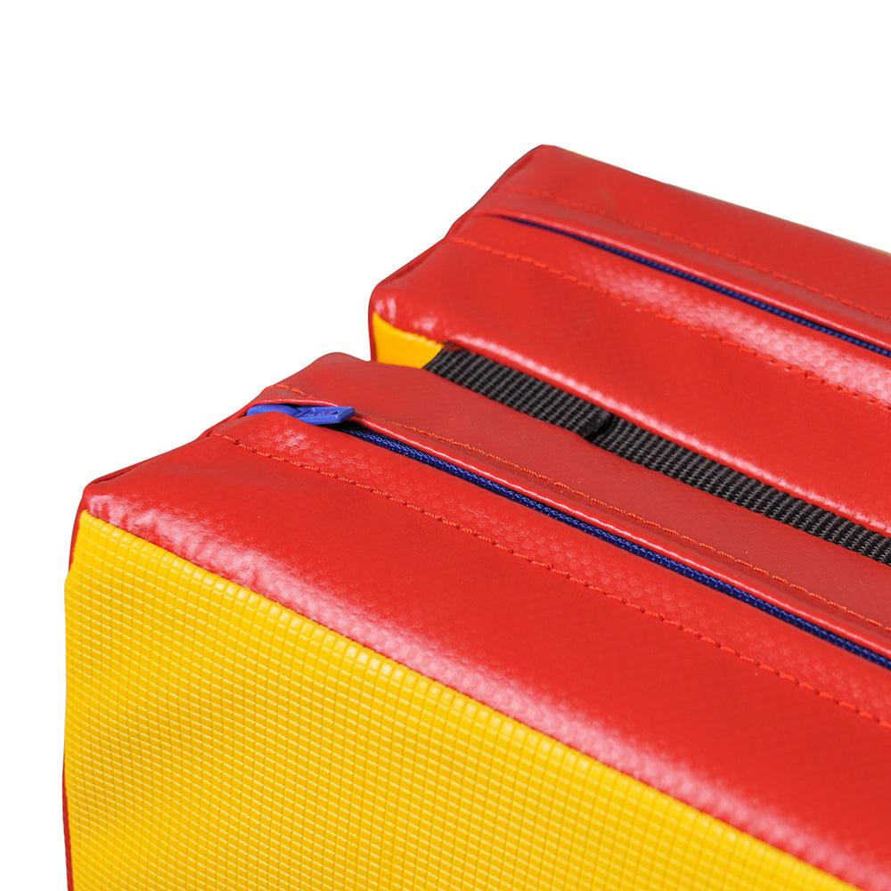 Turn- und Spielmatte klappbar zweifarbig RG22  Detail_gelb-rot