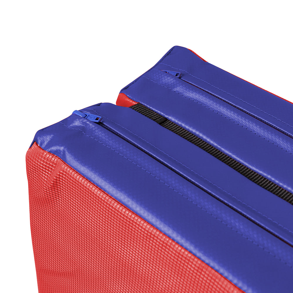 Turn- und Spielmatte klappbar zweifarbig RG22  Detail_rot-blau