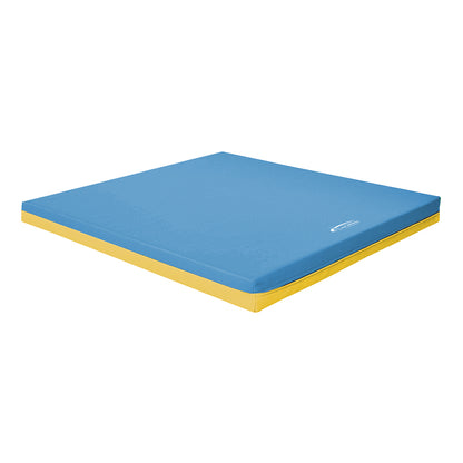 Turnmatte FUN RG 120_100x100 cm_blau-gelb