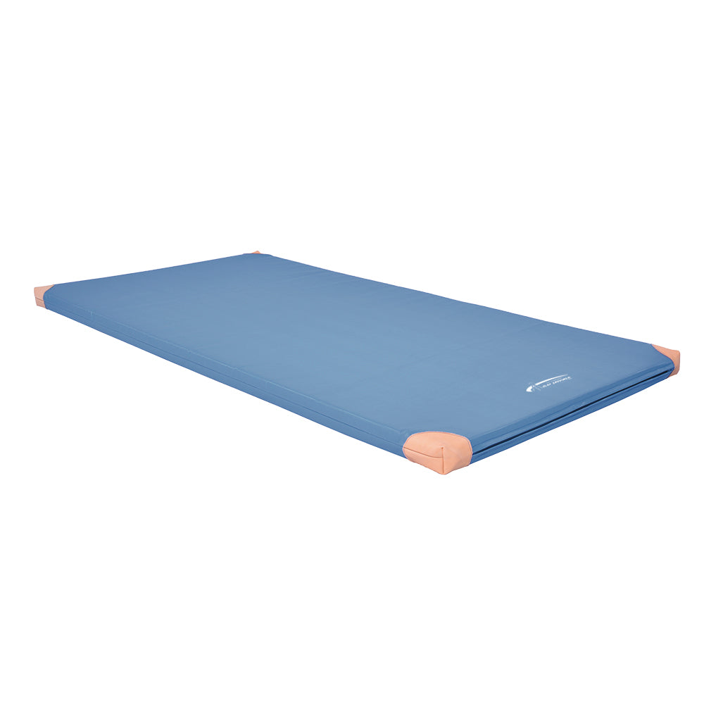 Turnmatte RG120_200x100 cm Lederecken_blau