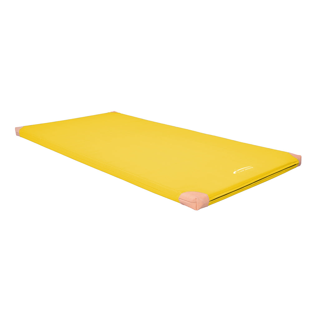 Turnmatte RG120_200x100 cm Lederecken_gelb