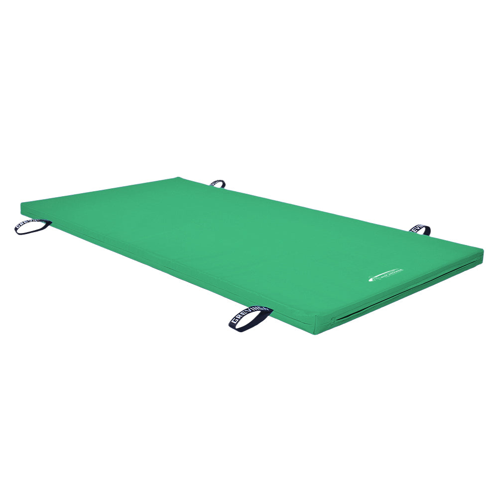 Turnmatte RG120_200x100 cm Tragschlaufen_gruen
