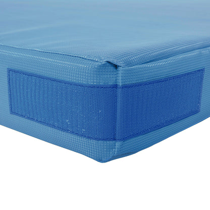 Turnmatte RG120 Detail-Klettecke_blau