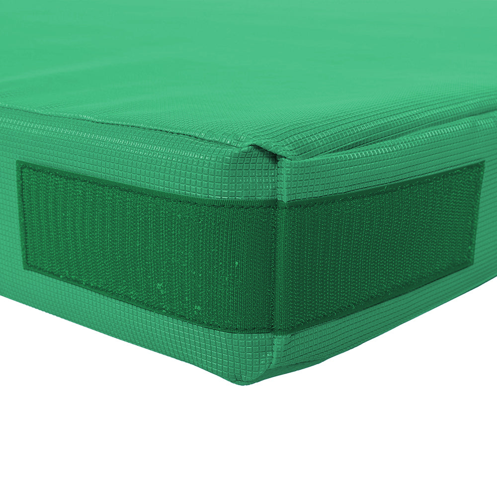 Turnmatte RG120 Detail-Klettecke_gruen