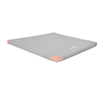 Turnmatte RG80 100x100 cm Lederecken_grau