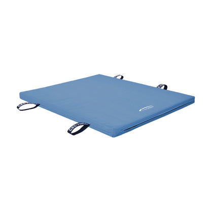 Turnmatte RG80 100x100 cm Tragschlaufen_blau