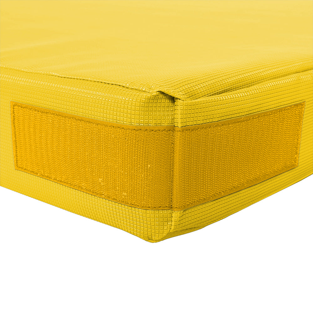 Turnmatte RG80 Detail-Klettecke_gelb