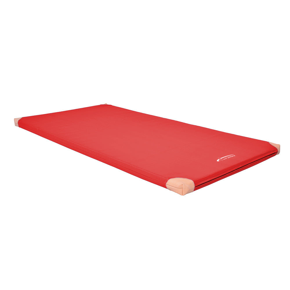 Turnmatte Supersoft Kima RG 22-200x100 cm Lederecken_rot