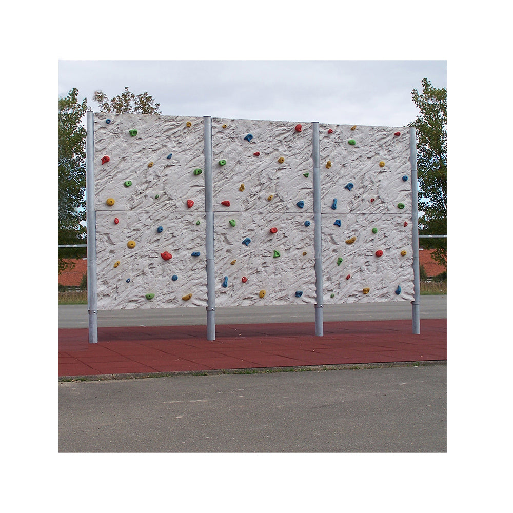 Freistehende Kletterwand Felsstruktur