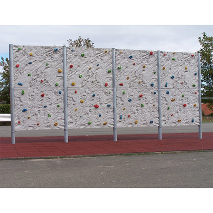 Freistehende Kletterwand Felsstruktur