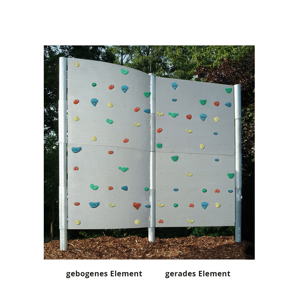 Freistehende Boulderwand Schieferstruktur