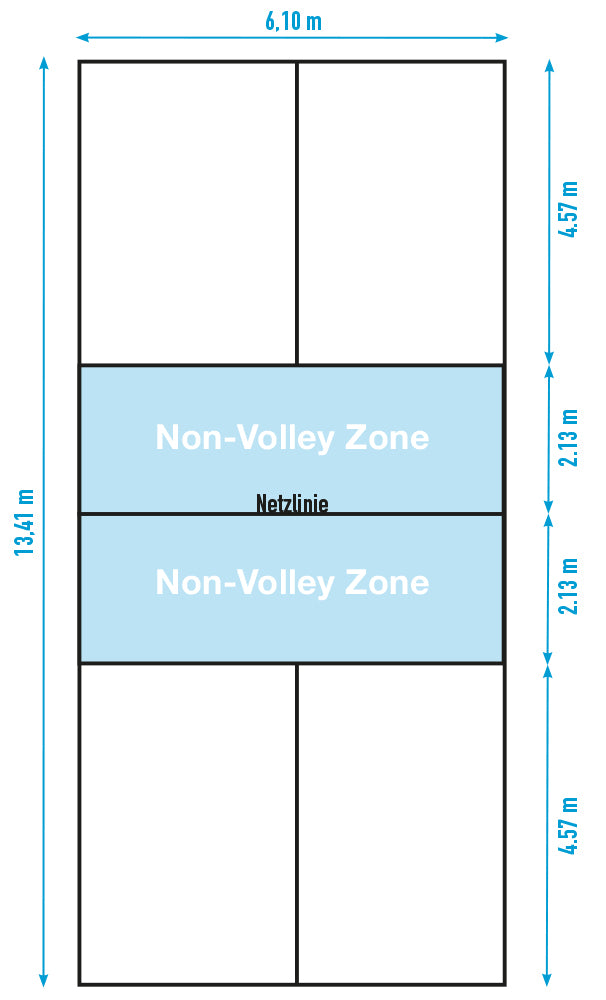 Mobiles Pickleball-Netz-Set