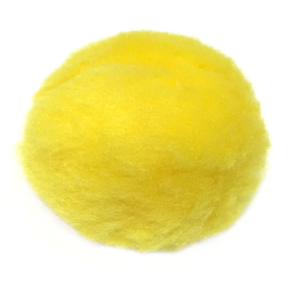 Flauschbälle – 12er Set gelb