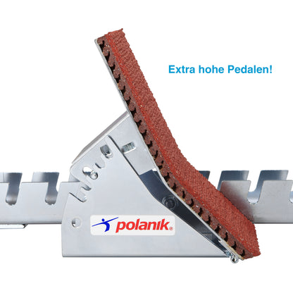 Polanik Wettkampfstartblock aus Stahl – Extra-hohe Pedale