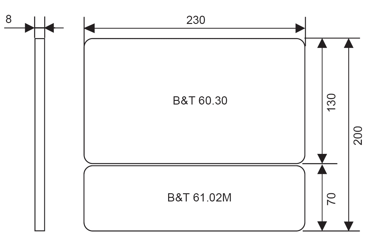 LED Anzeigetafel B&T 61.30 Matrix