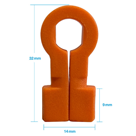 Netzhaken orange