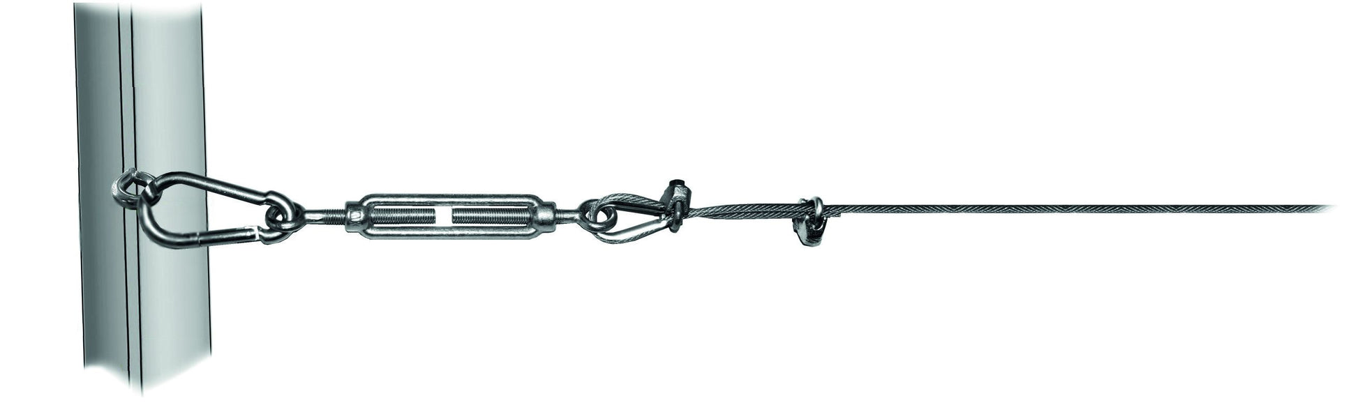 Montageset für Stahl-Spannseil