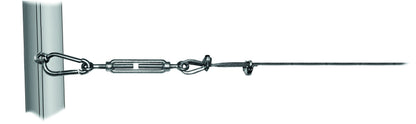 Montageset für Stahl-Spannseil